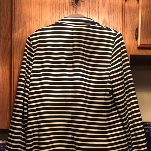 Chico’s Striped Jacket Size 2 - Picture 2 of 3